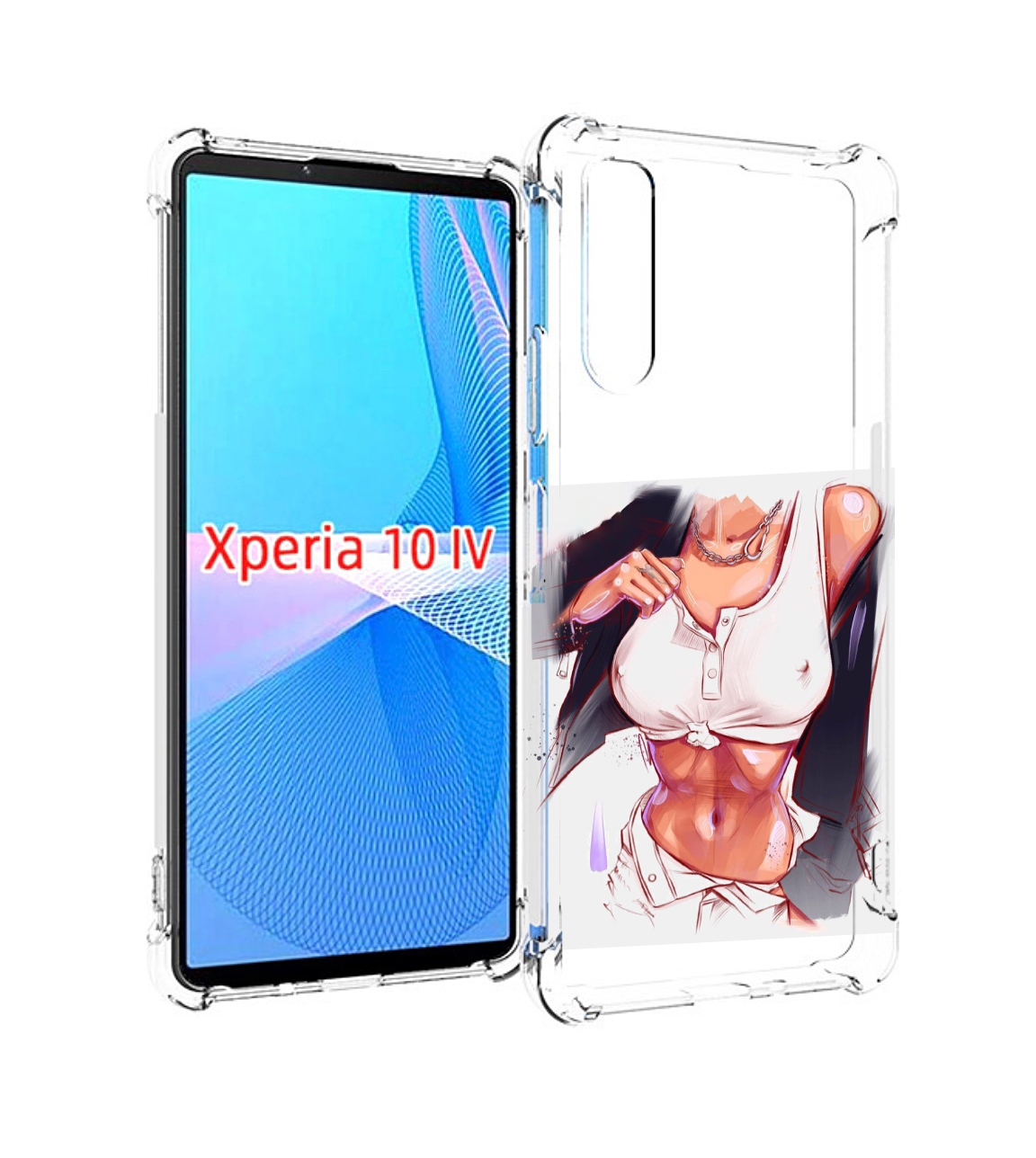 

Чехол MyPads красивая-стройная-модель для Sony Xperia 10 IV (10-4), Прозрачный, Tocco