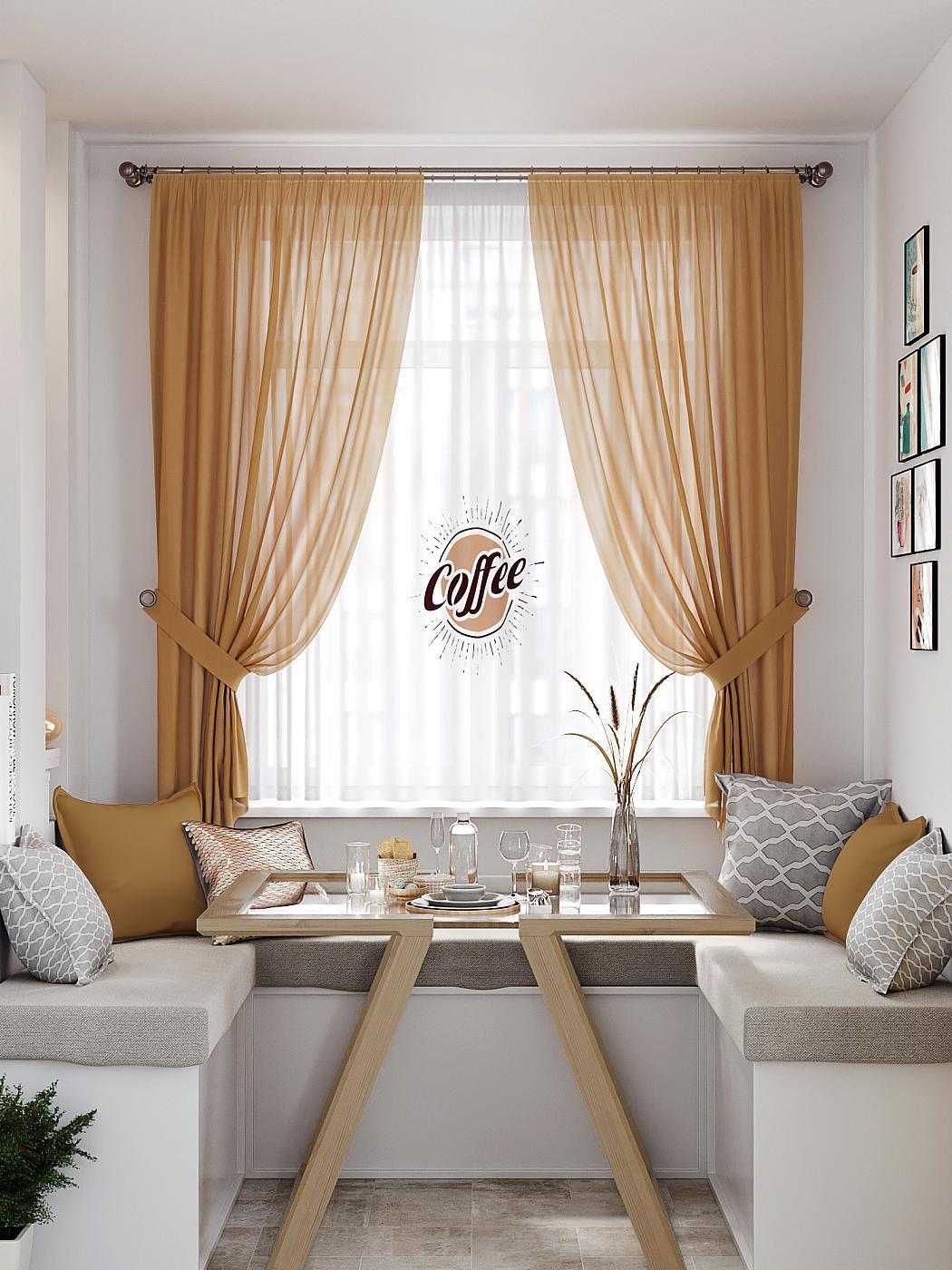 

Комплекты штор AT HOME Ронкирол высота 180 см, ширина 145 см, Белый, 550276