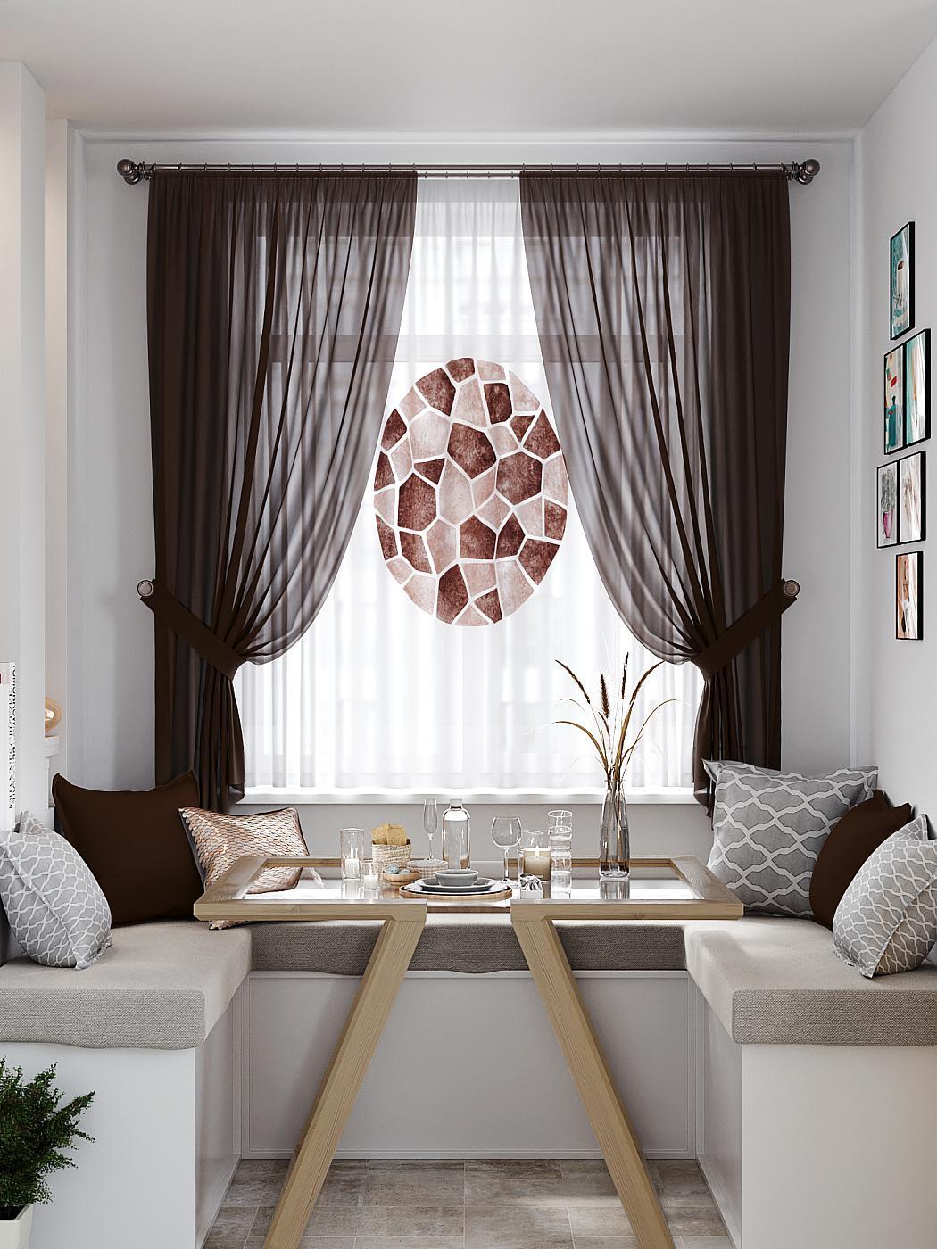 

Комплекты штор AT HOME Рокивинс высота 180 см, ширина 145 см, Белый, 550303
