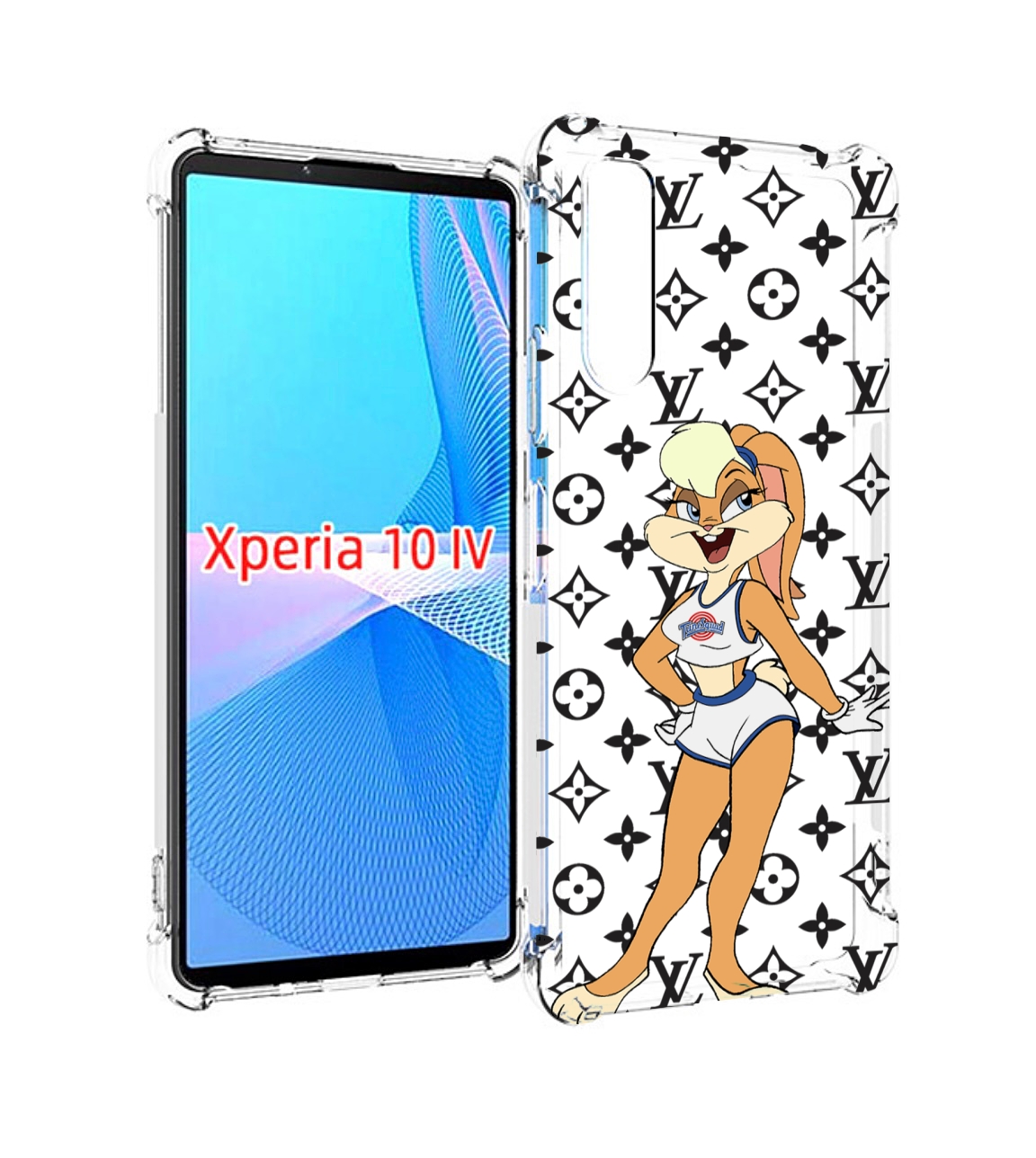 

Чехол MyPads красивый-принт-на-чехол женский для Sony Xperia 10 IV (10-4), Прозрачный, Tocco