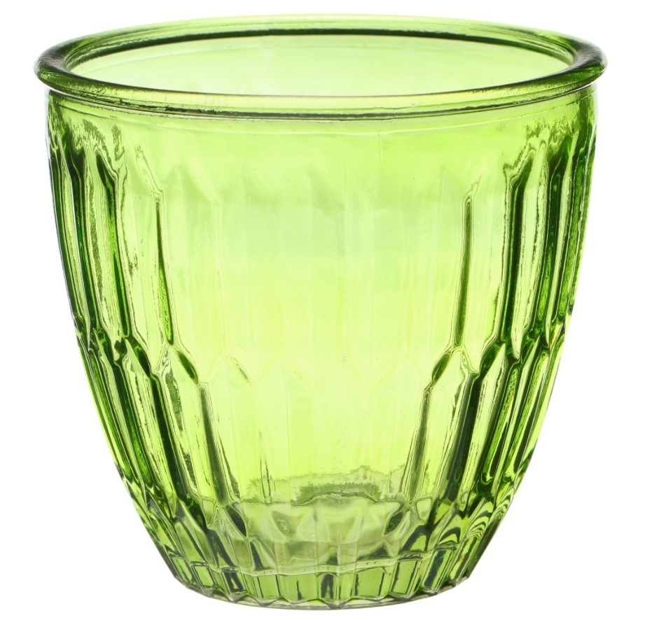 фото Ваза hakbijl glass flowerpot светло-зеленая 11 х 11 х 10 см