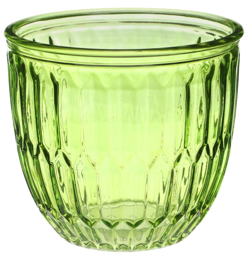 фото Ваза hakbijl glass flowerpot светло-зеленая 13 х 13 х 12 см