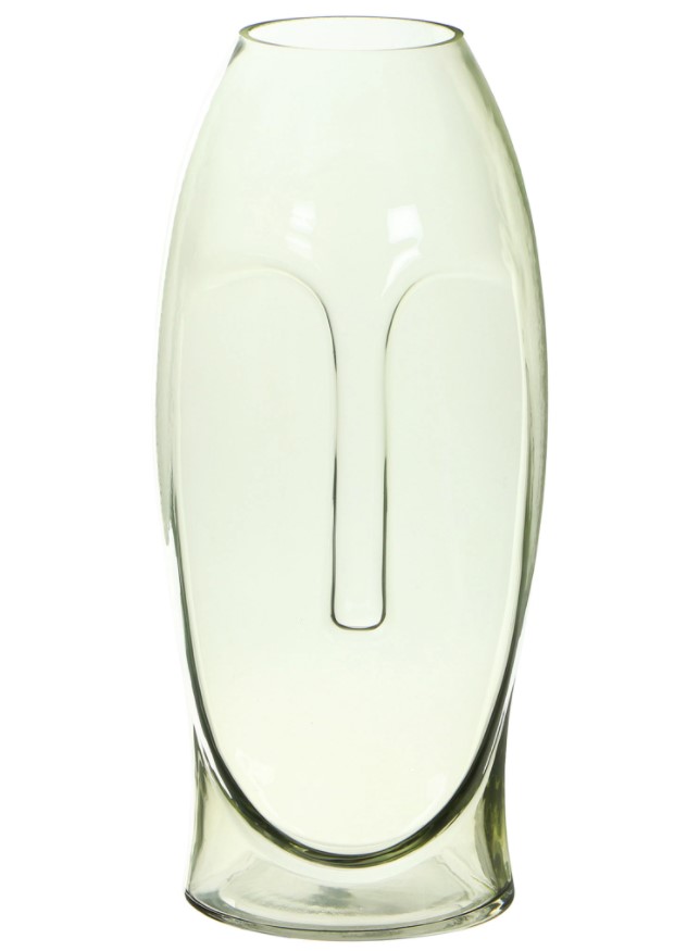 

Ваза Hakbijl Glass head vase d 15 х 30 см зеленая