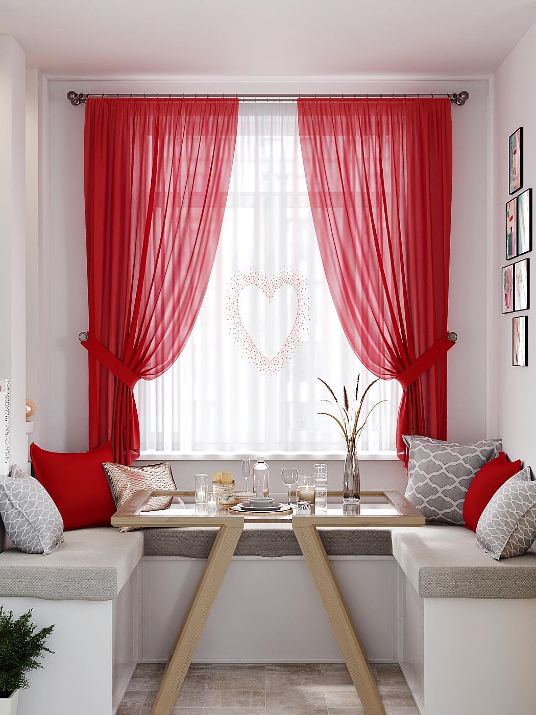 

Комплекты штор AT HOME Ментролс высота 180 см, ширина 145 см, Белый, 550328