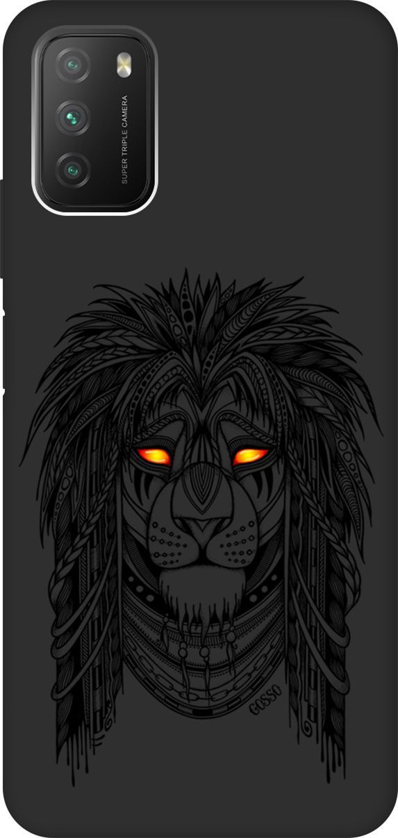 

Чехол на Xiaomi Redmi 9T "Grand Leo" черный, Черный;желтый, 640