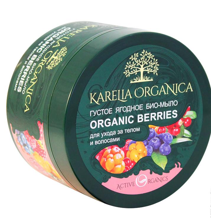 фото Густое ягодное био-мыло karelia organica organic berries 500 г