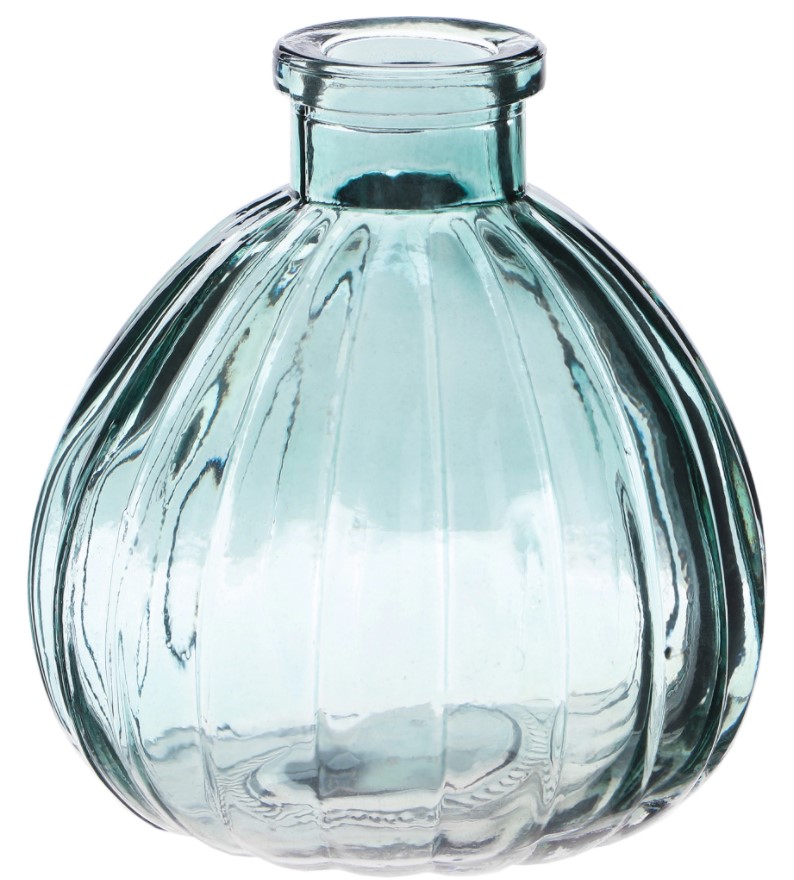 фото Ваза hakbijl glass mini vase зеленая 8,5 х 8,5 х 9,5 см