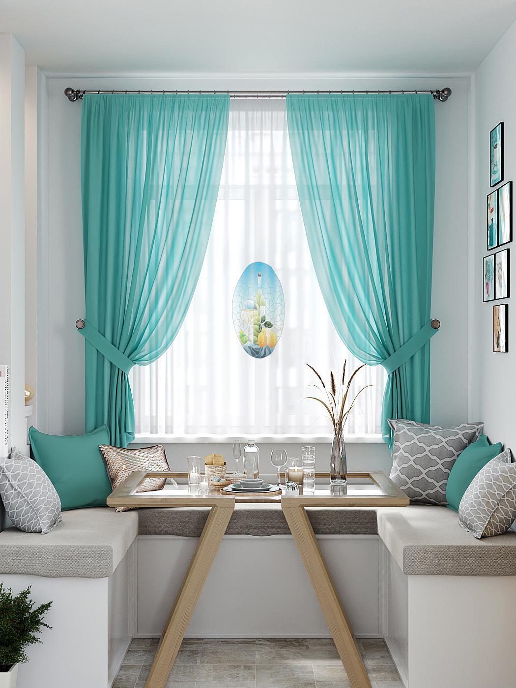 

Комплекты штор AT HOME Лонрикос высота 180 см, ширина 145 см, Белый, 550400