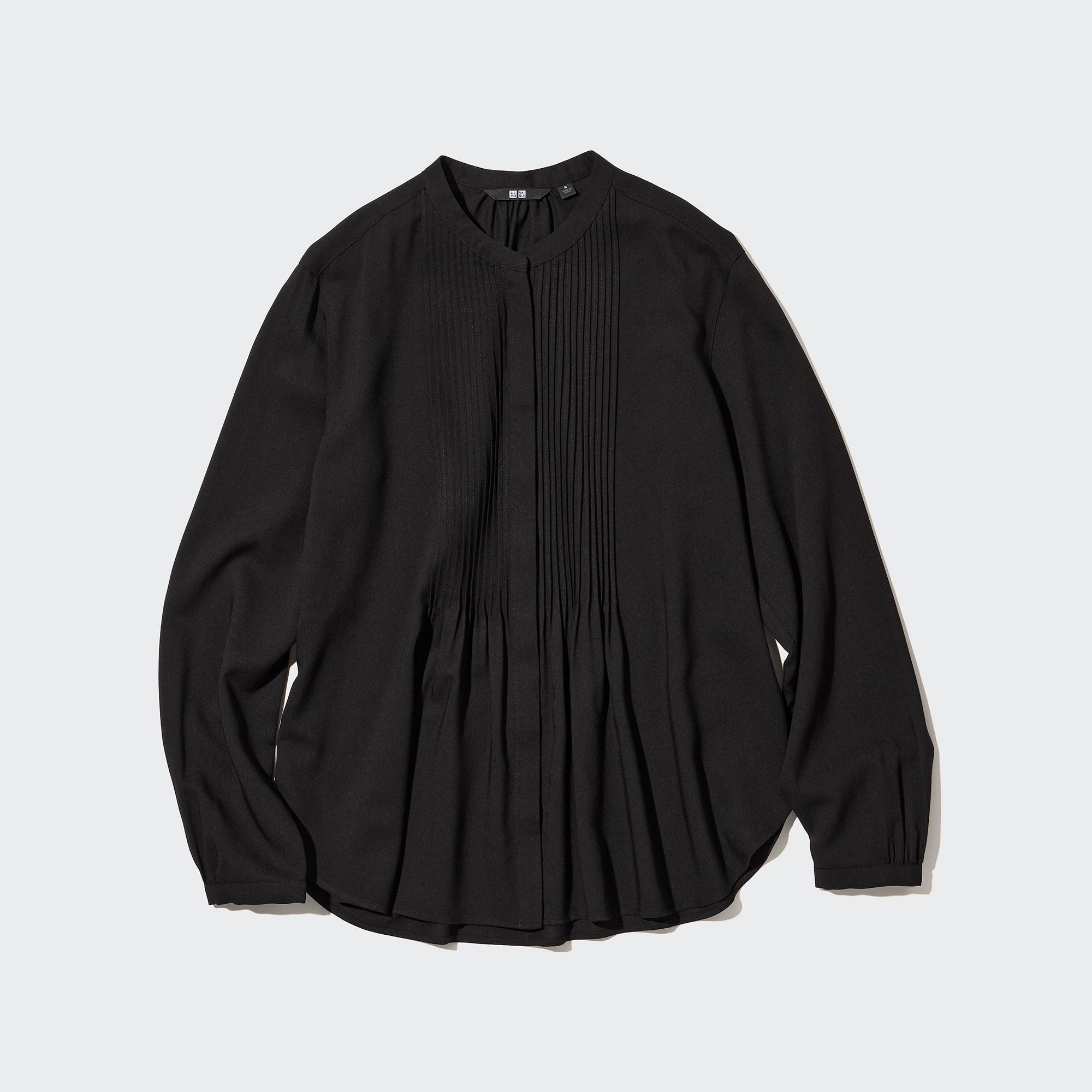 

Блуза женская UNIQLO 451090COL09 черная M (доставка из-за рубежа), 451090COL09
