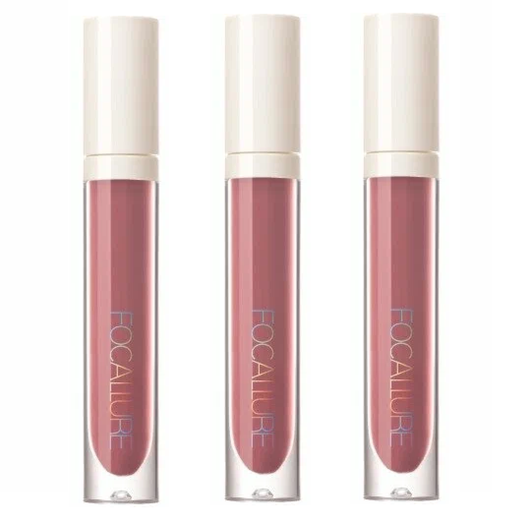 Блеск для губ Focallure Plump High Shine Lip Glow тон 03 2.5г 3 шт