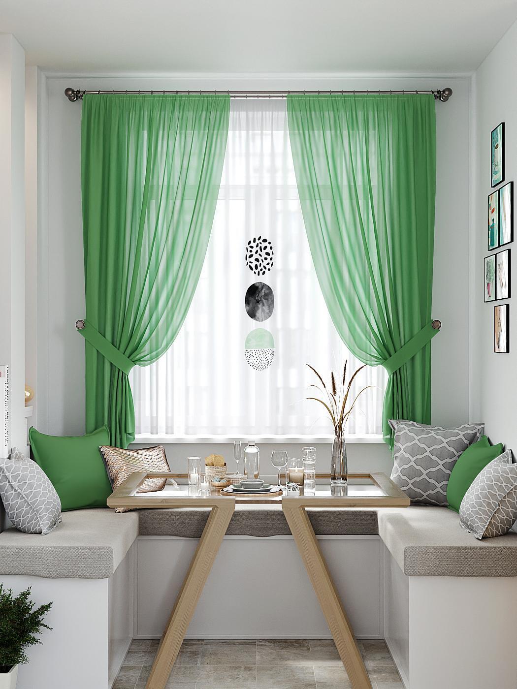 

Комплекты штор AT HOME Монкерис высота 180 см, ширина 145 см, Белый, 550427