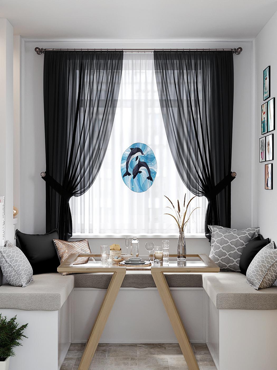 

Комплекты штор AT HOME Рунивирс высота 180 см, ширина 145 см, Белый, 550430