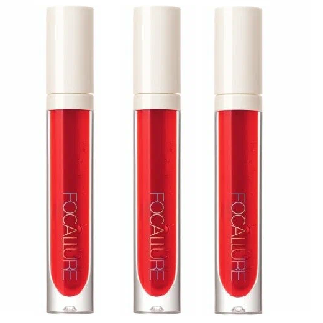 Блеск для губ Focallure Plump High Shine Lip Glow тон 04 2.5г 3 шт