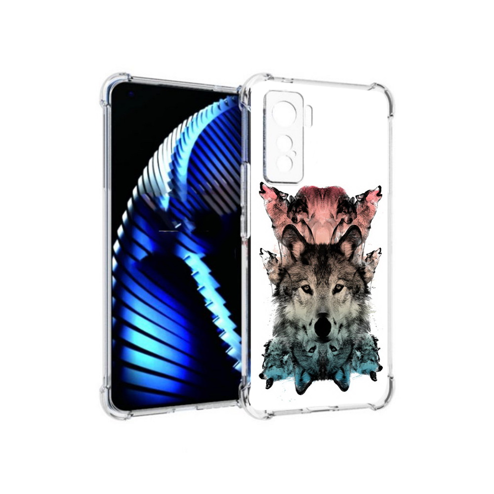 

Чехол MyPads Tocco для Vivo iQOO 5 стая, Прозрачный, Tocco