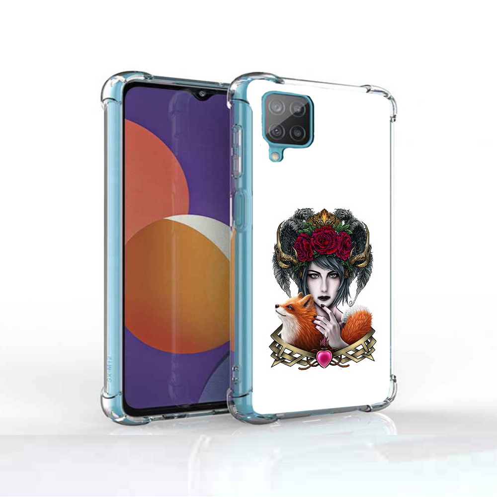 

Чехол MyPads Tocco для Samsung Galaxy M12 девушка с лисой (PT226930.536.314), Прозрачный, Tocco