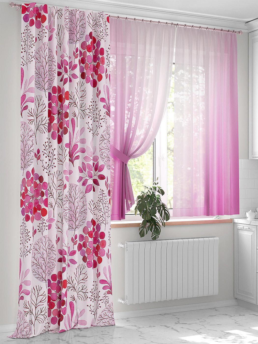 

Комплекты штор AT HOME Гренмиас высота 280 см, ширина 150 см, Белый, 551047