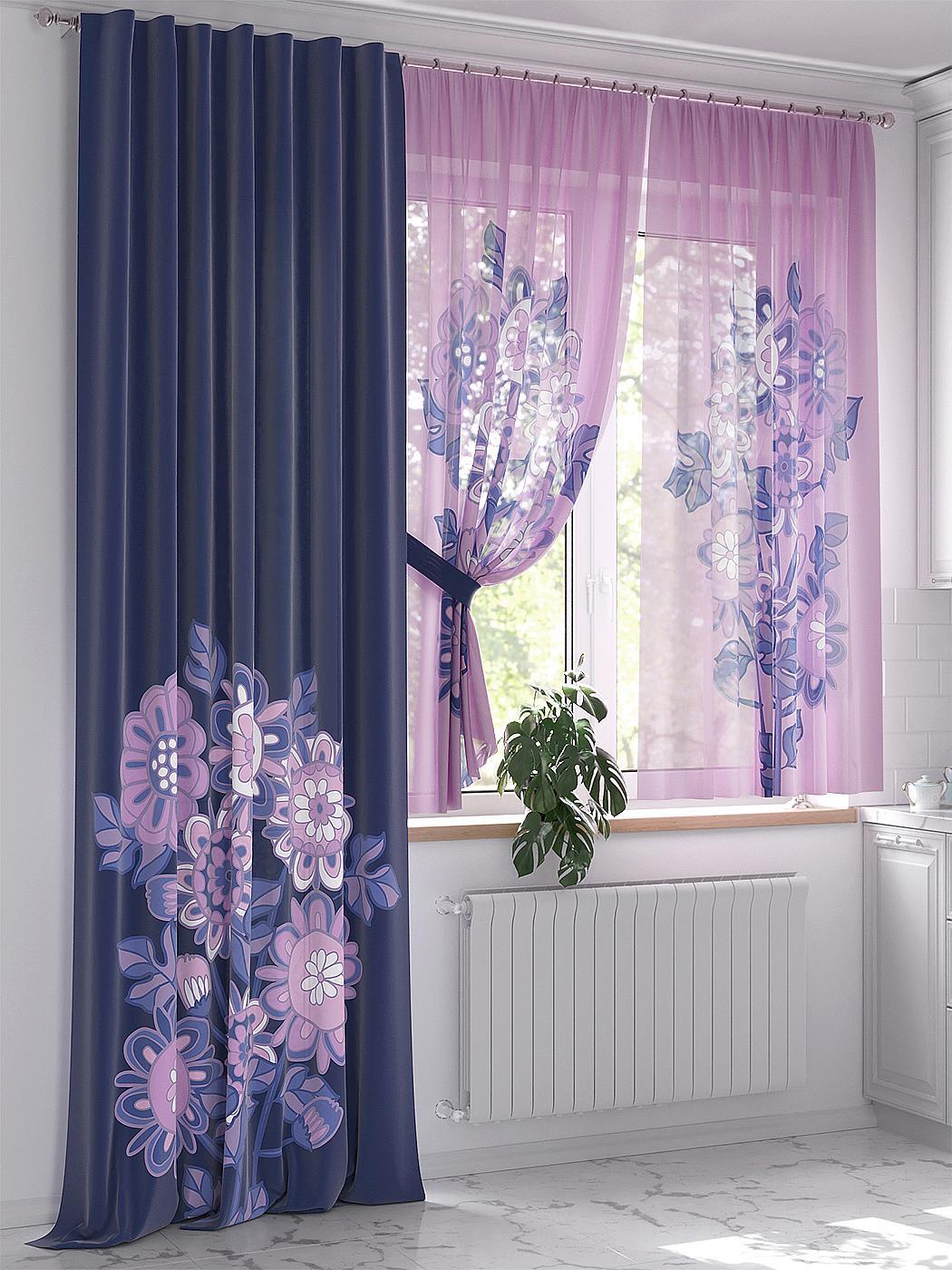 

Комплекты штор AT HOME Фенвиалс высота 280 см, ширина 150 см, Белый, 551072
