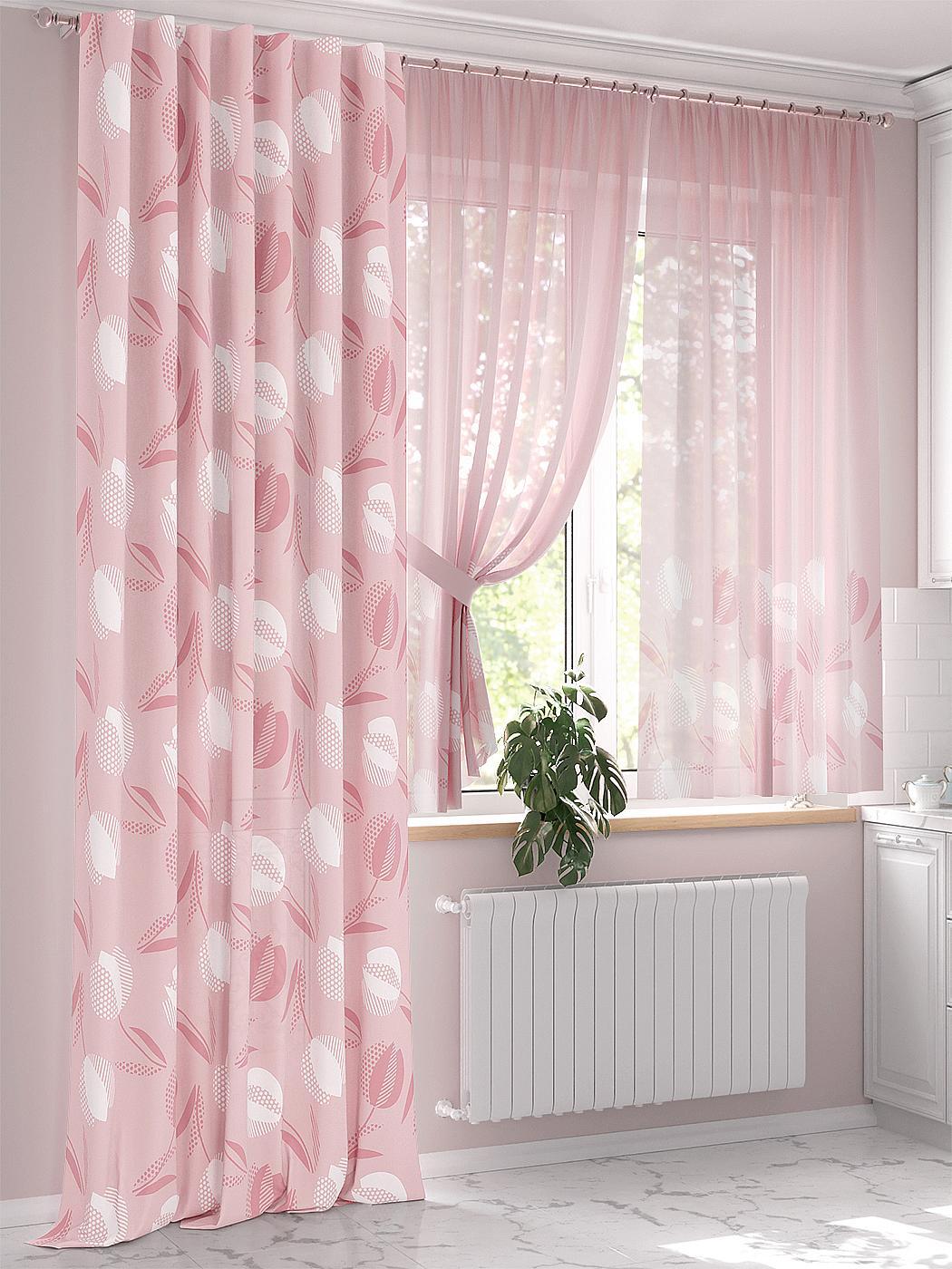 

Комплекты штор AT HOME Неквиалс высота 280 см, ширина 150 см, Белый, 551077