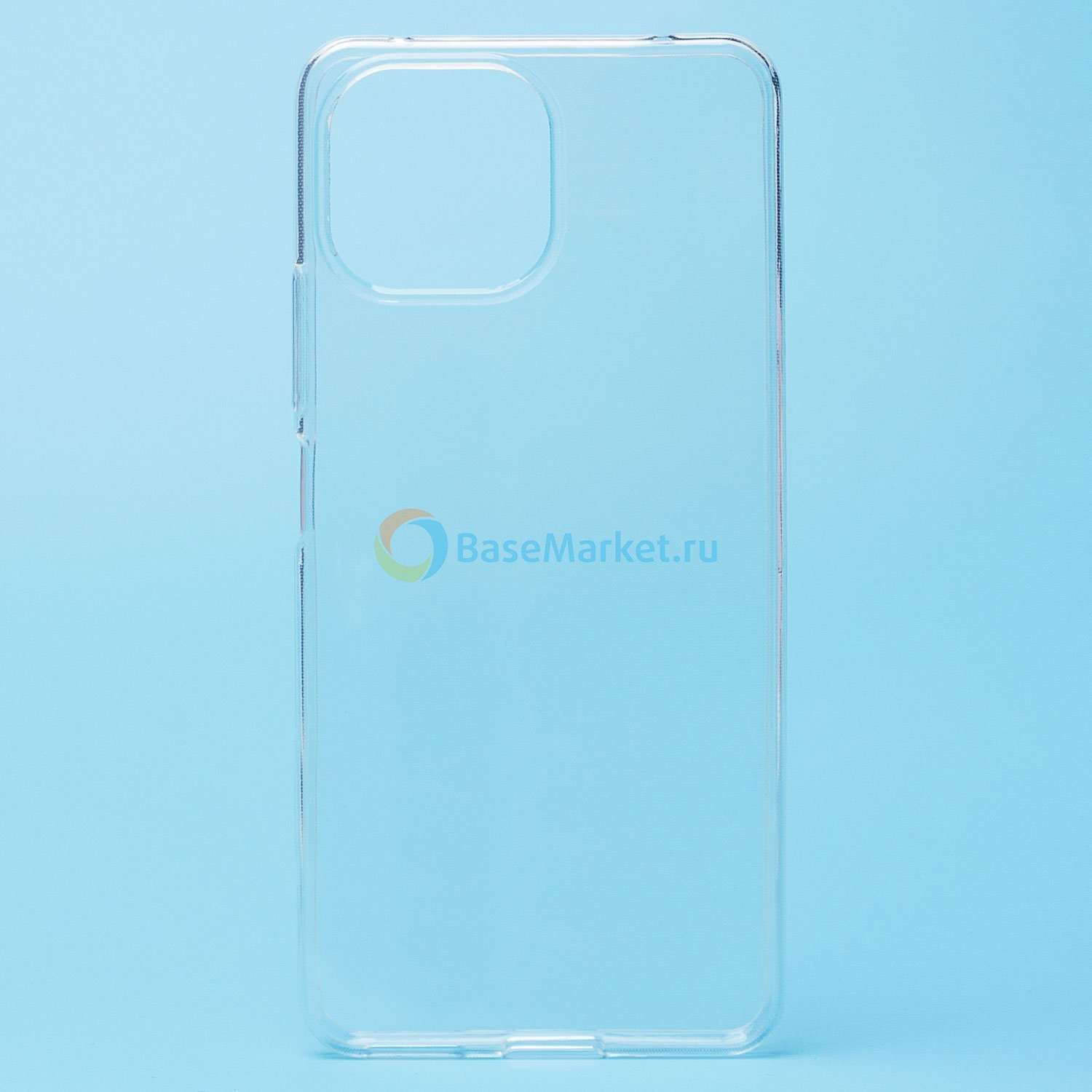 Чехол силиконовый ультратонкий BaseMarket для Xiaomi Mi 11 Lite (прозрачный)