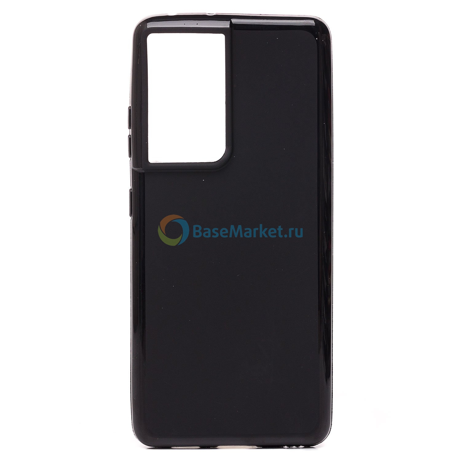

Чехол силиконовый матовый BaseMarket для Samsung G998B Galaxy S21 Ultra (черный)