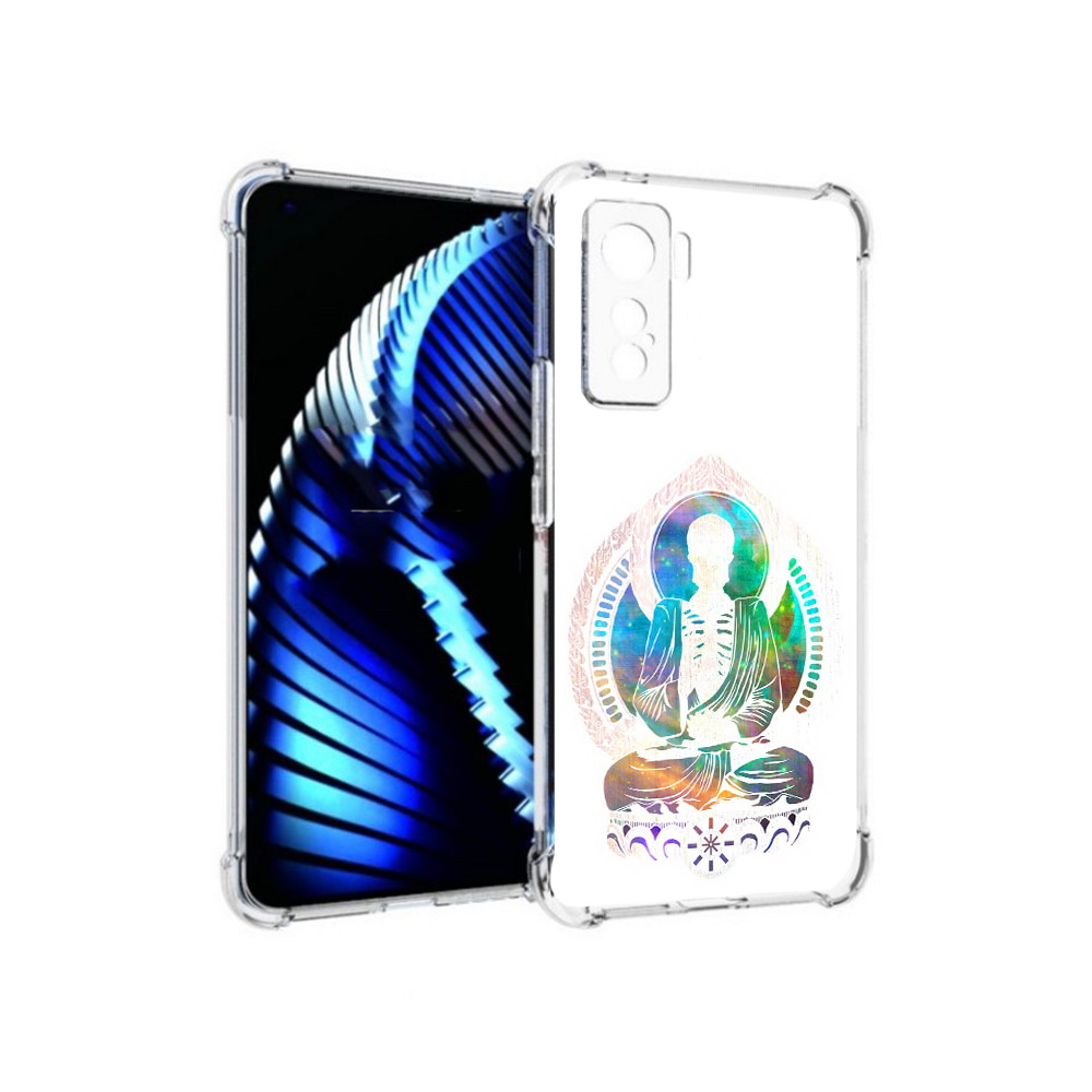

Чехол MyPads Tocco для Vivo iQOO 5 умный скелет, Прозрачный, Tocco