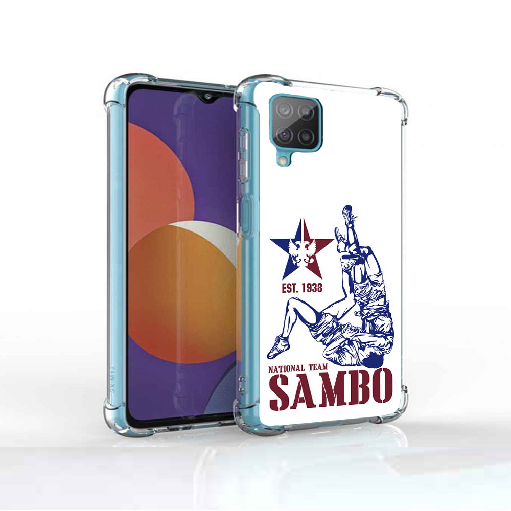 

Чехол MyPads Tocco для Samsung Galaxy M12 единоборства самбо (PT226930.536.344), Прозрачный, Tocco