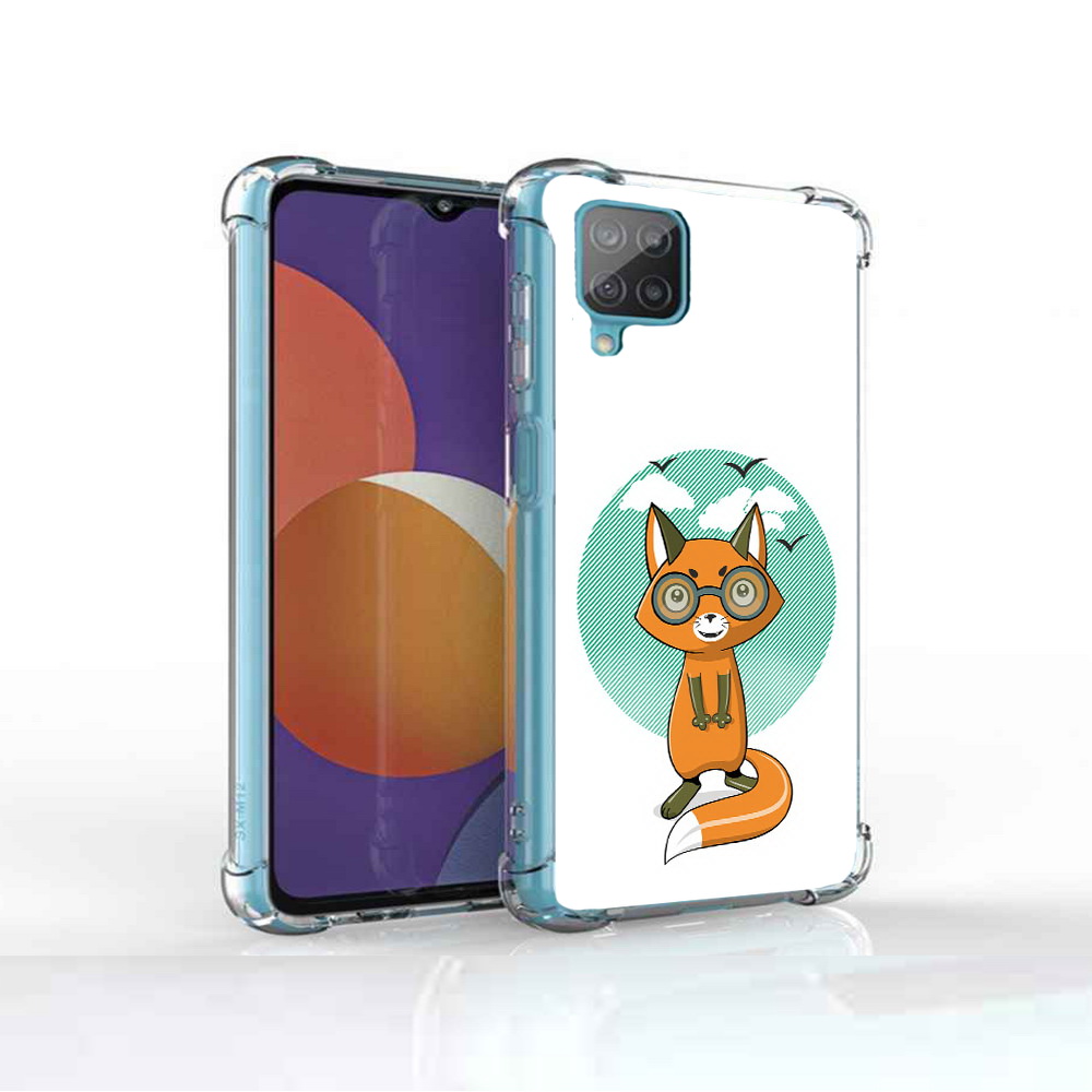 

Чехол MyPads Tocco для Samsung Galaxy M12 задумчивая лиса (PT226930.536.348), Прозрачный, Tocco