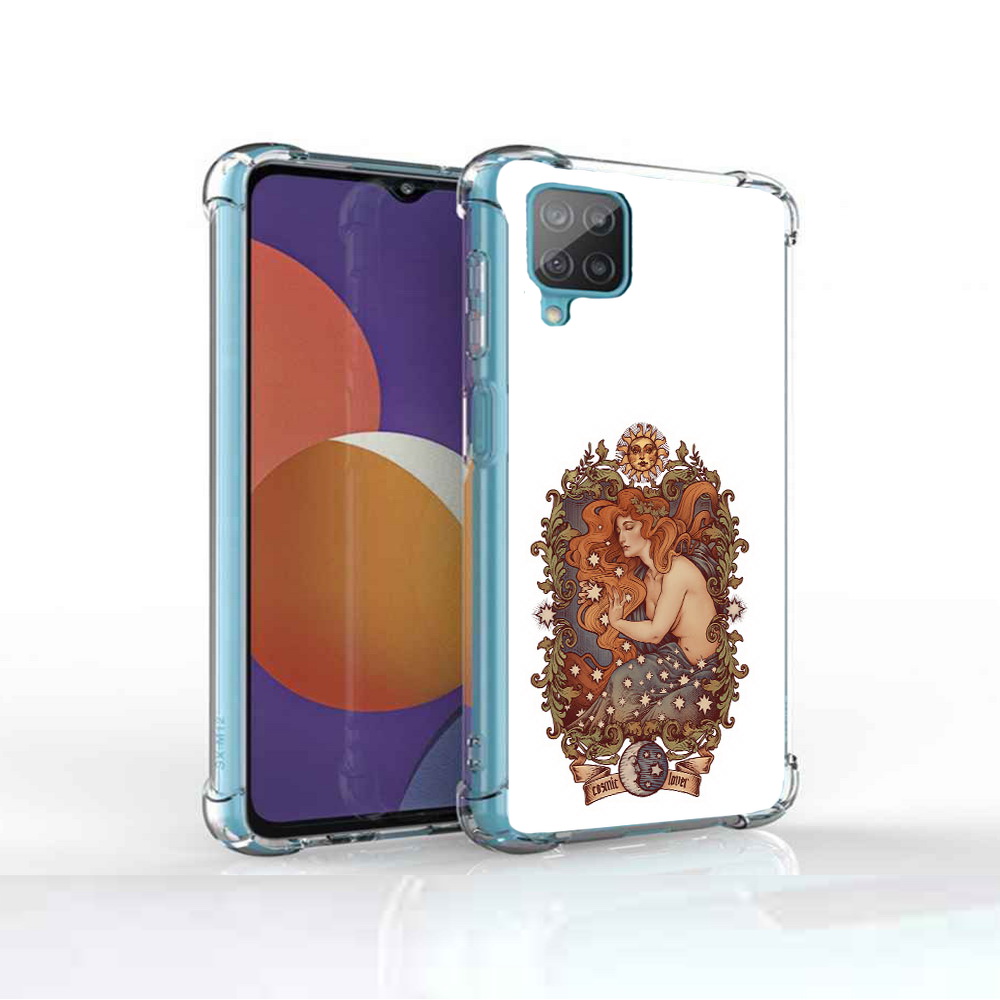 

Чехол MyPads Tocco для Samsung Galaxy M12 звездная девушка абстракция (PT226930.536.351), Прозрачный, Tocco