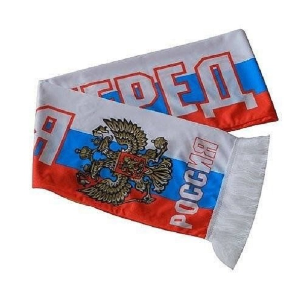 

Шарф Россия летний 130 х 15 см, Белый;красный;синий