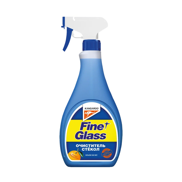 Fine glass - очиститель стекол ароматизированный (500ml), апельсин (б/салф.) арт. 320122