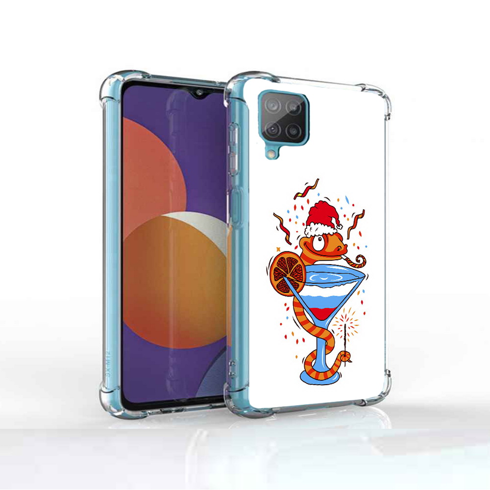 

Чехол MyPads Tocco для Samsung Galaxy M12 змейка (PT226930.536.364), Прозрачный, Tocco