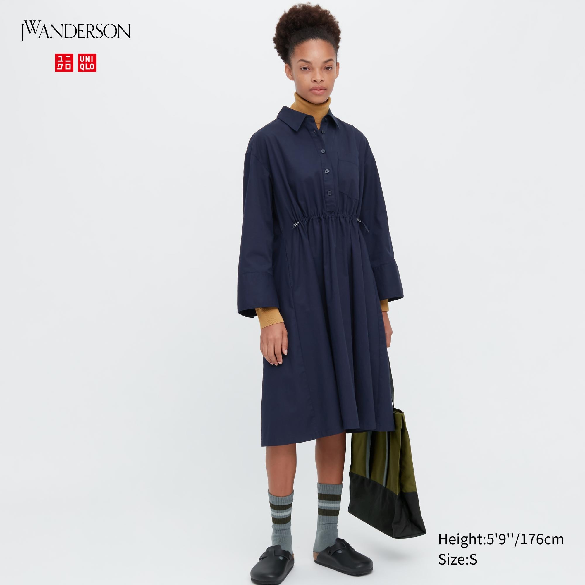 

Платье женское UNIQLO 451634COL69 синее L (доставка из-за рубежа), 451634COL69