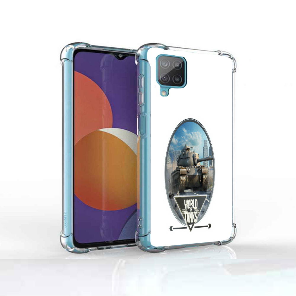 

Чехол MyPads Tocco для Samsung Galaxy M12 игра с танками (PT226930.536.375), Прозрачный, Tocco