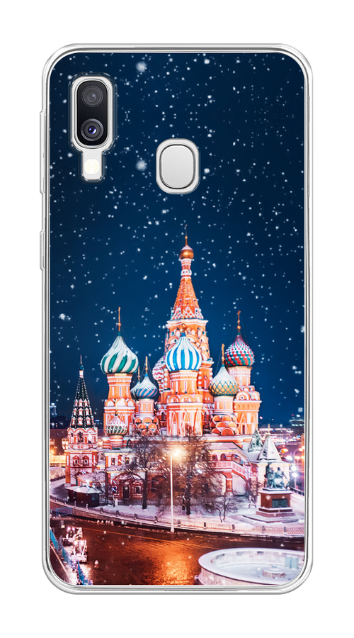 

Чехол на Samsung Galaxy A40 "Москва 1", Коричневый;синий;белый, 28050-1