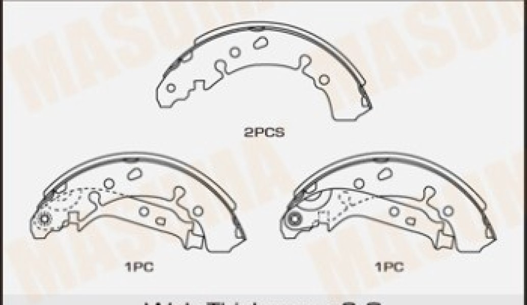 

Колодки руч. торм. TOYOTA YARIS 05-11