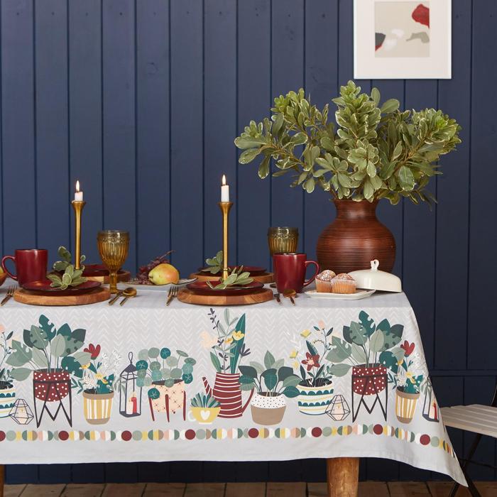 

Скатерть "Этель" Hygge 149х220 см, 100% хл, саржа 190 г/м2, Разноцветный, Hygge
