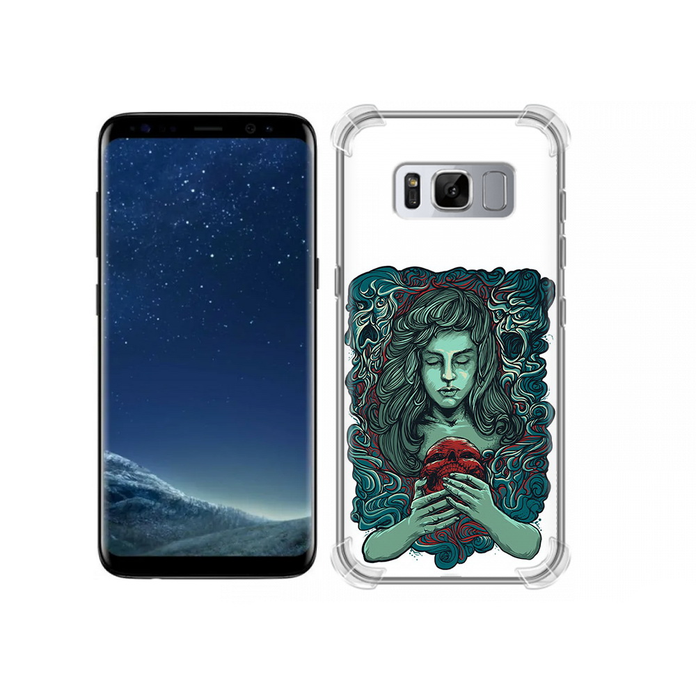 

Чехол MyPads Tocco для Samsung Galaxy S8 спящая девушка (PT62300.601.619), Прозрачный, Tocco