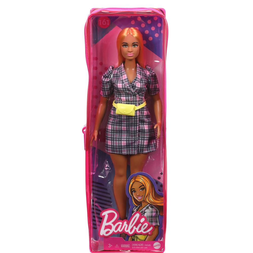 Кукла Barbie Игра с модой GRB53 кукла барби игра с модой брюнетка в оранжевом платье с очками