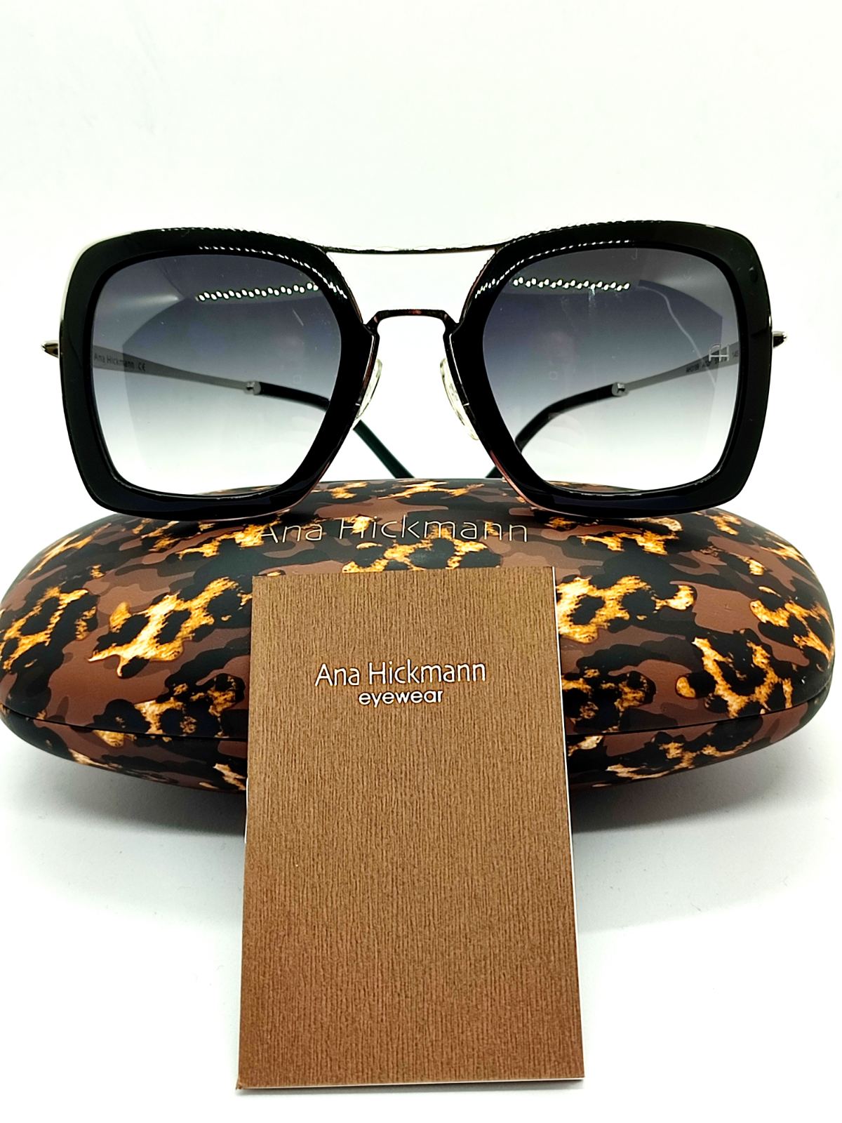 Солнцезащитные очки женские Ana Hickman AH3199A02F серые