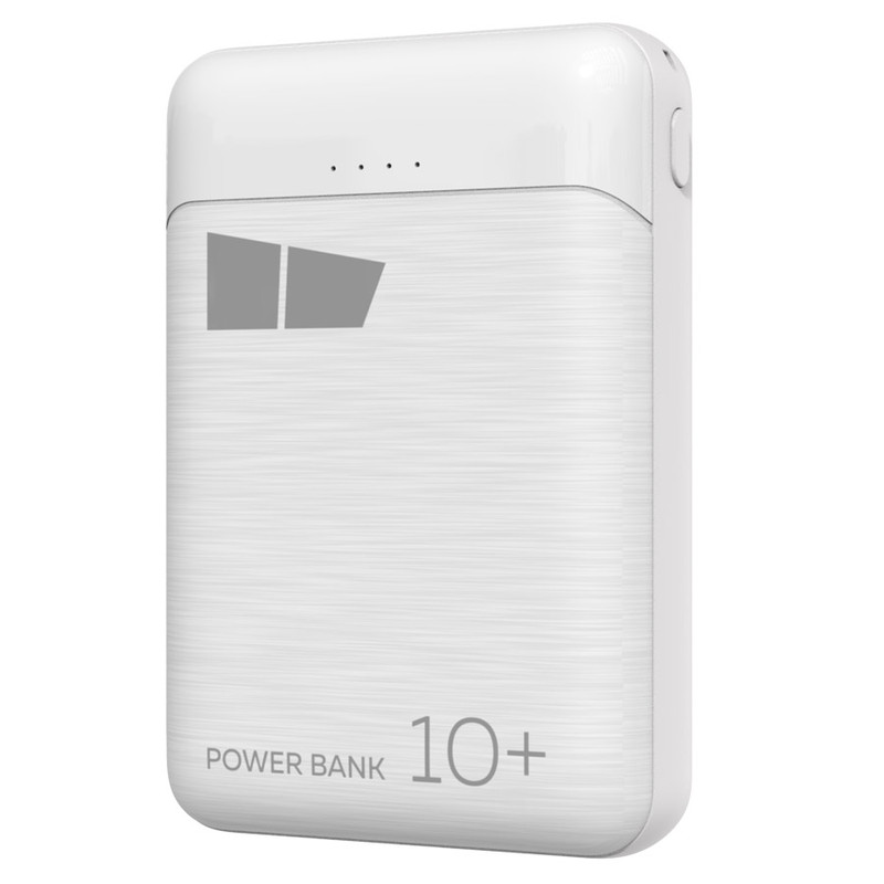 

Внешний аккумулятор More choice 10000mAh 2USB 2.1A PB32-10 White, PB32-10
