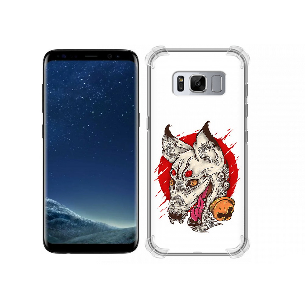 

Чехол MyPads Tocco для Samsung Galaxy S8 страшная собака (PT62300.601.627), Прозрачный, Tocco
