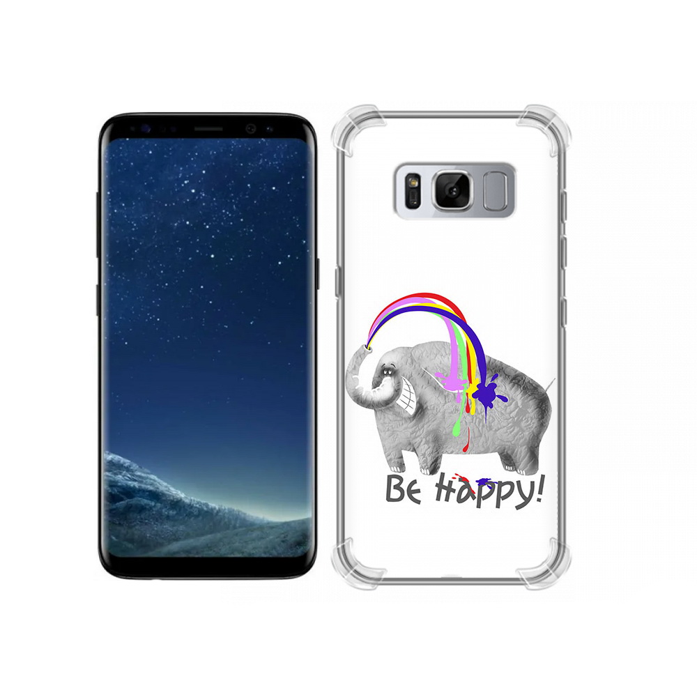 

Чехол MyPads Tocco для Samsung Galaxy S8 счастливый слон (PT62300.601.632), Прозрачный, Tocco