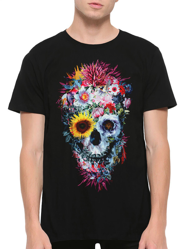 

Футболка мужская DreamShirts Studio Цветочный Череп 012-flowerskull-2 черная 2XL, Черный, Цветочный Череп 012-flowerskull-2