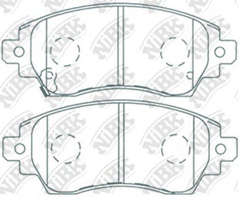 

Тормозные колодки NiBK дисковые PN1194