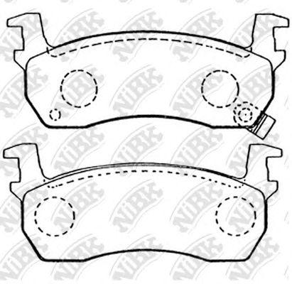 

Тормозные колодки NiBK передние PN2131