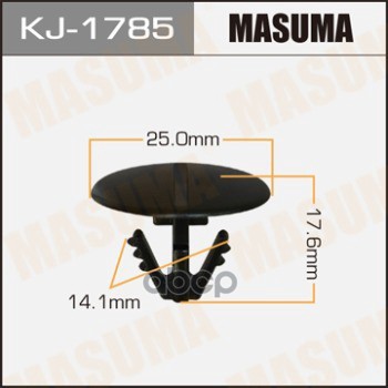 

Клипса Пластм. Крепежная Kj-1785 (50) Masuma арт. KJ-1785