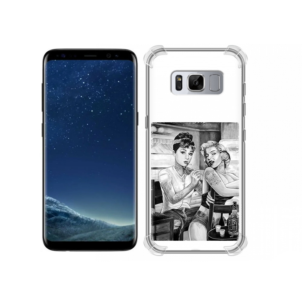 

Чехол MyPads Tocco для Samsung Galaxy S8 тату мастер (PT62300.601.637), Прозрачный, Tocco