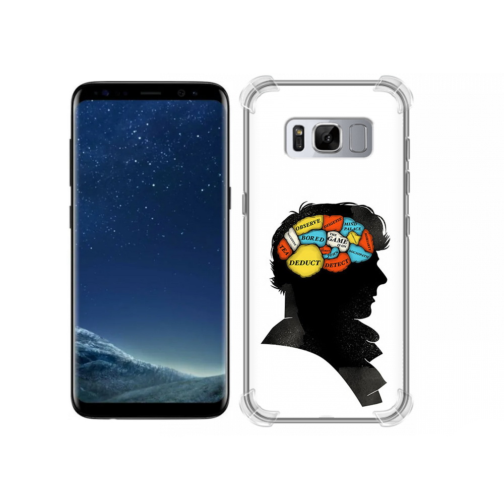 

Чехол MyPads Tocco для Samsung Galaxy S8 темный рисунок (PT62300.601.640), Прозрачный, Tocco