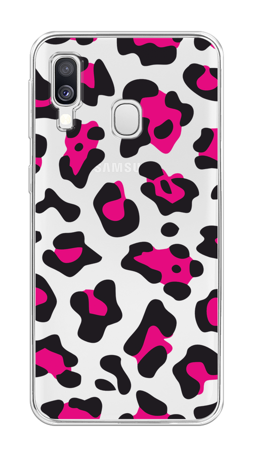 

Чехол на Samsung Galaxy A40 "Pink cow spots", Черный;розовый, 28050-1