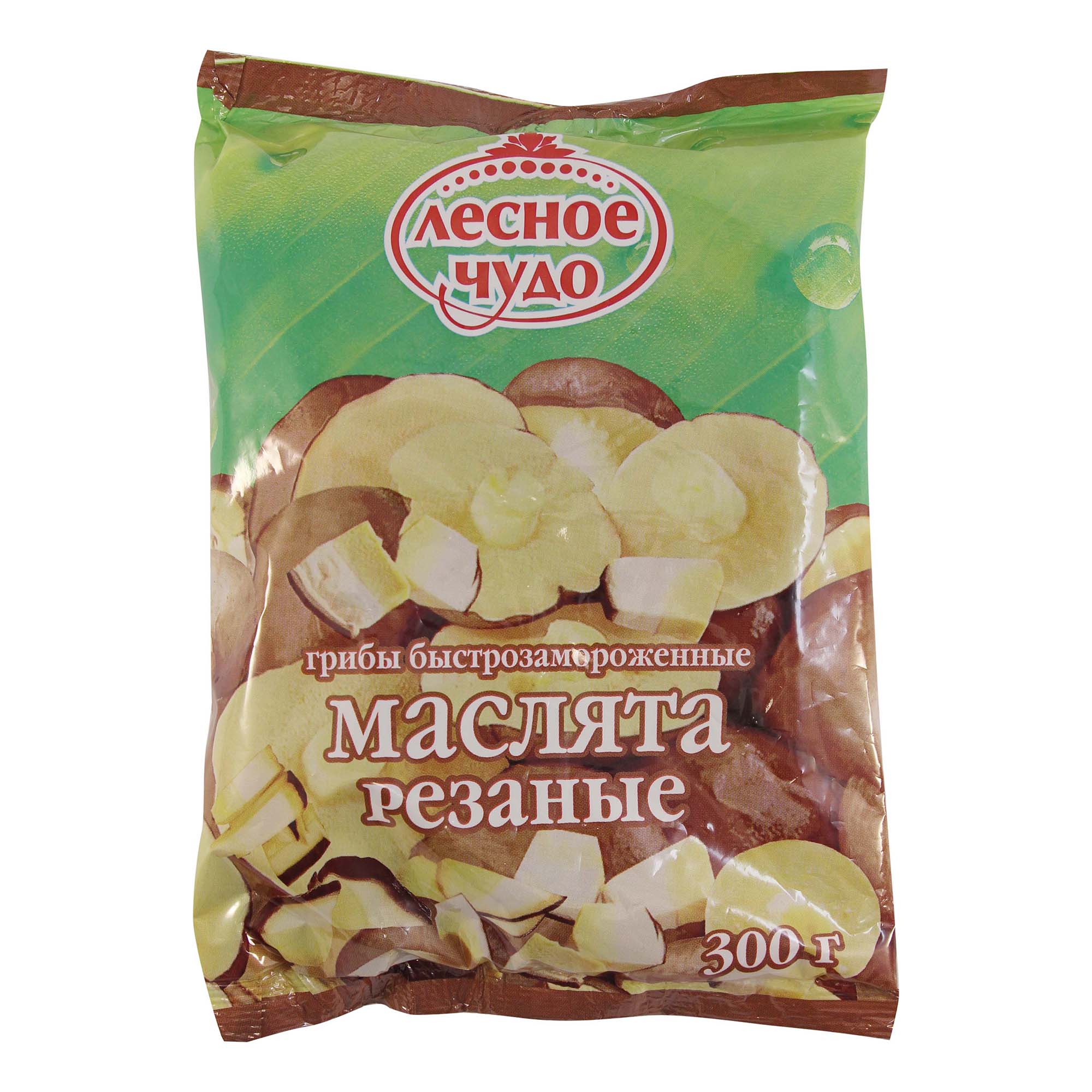 

Маслята Лесное чудо быстрозамороженные резаные 300 г